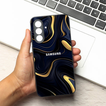Noir Gold metal back case for Samsung A56