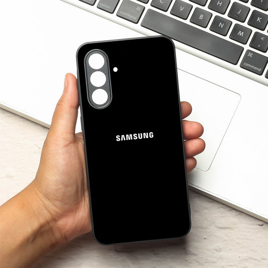 Black metal back case for Samsung A56