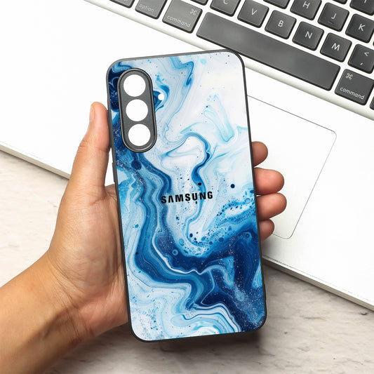 Neptune Swirl metal back case for Samsung A56