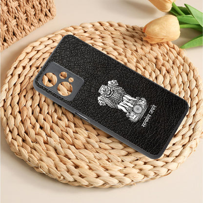 Black Satyamev Jayate metal back case for OnePlus Nord CE 2 Lite