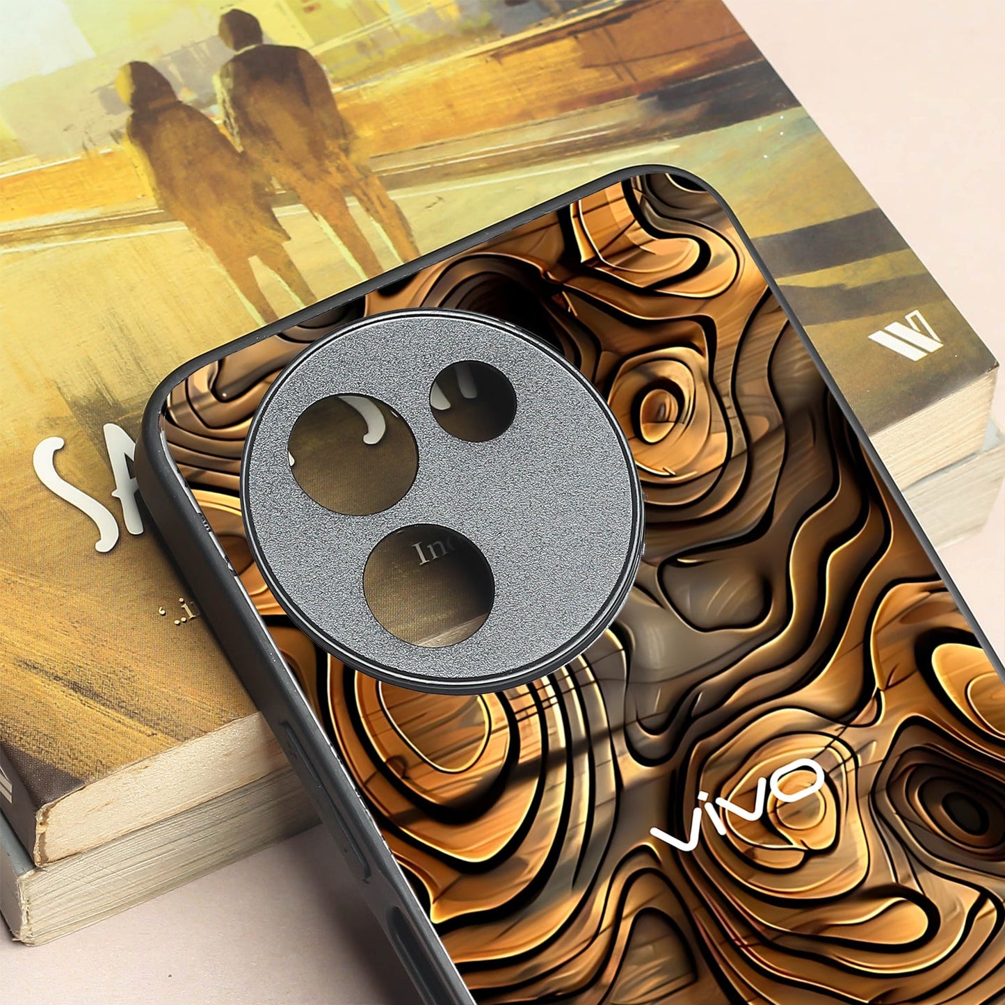 Rust Mirage metal back case for Vivo Y200i