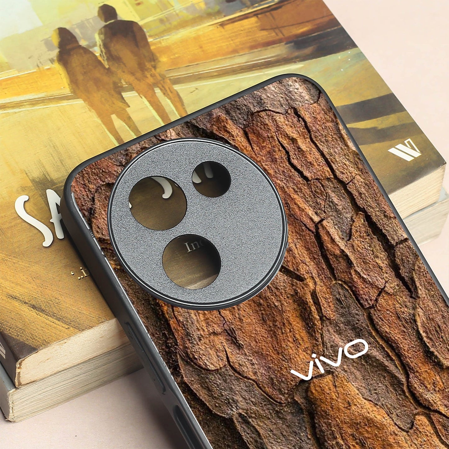 Wavy Grain metal back case for Vivo Y58