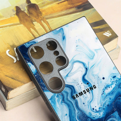 Neptune Swirl metal back case for Samsung S24 Plus