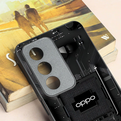 Microchip metal back case for Oppo K12X