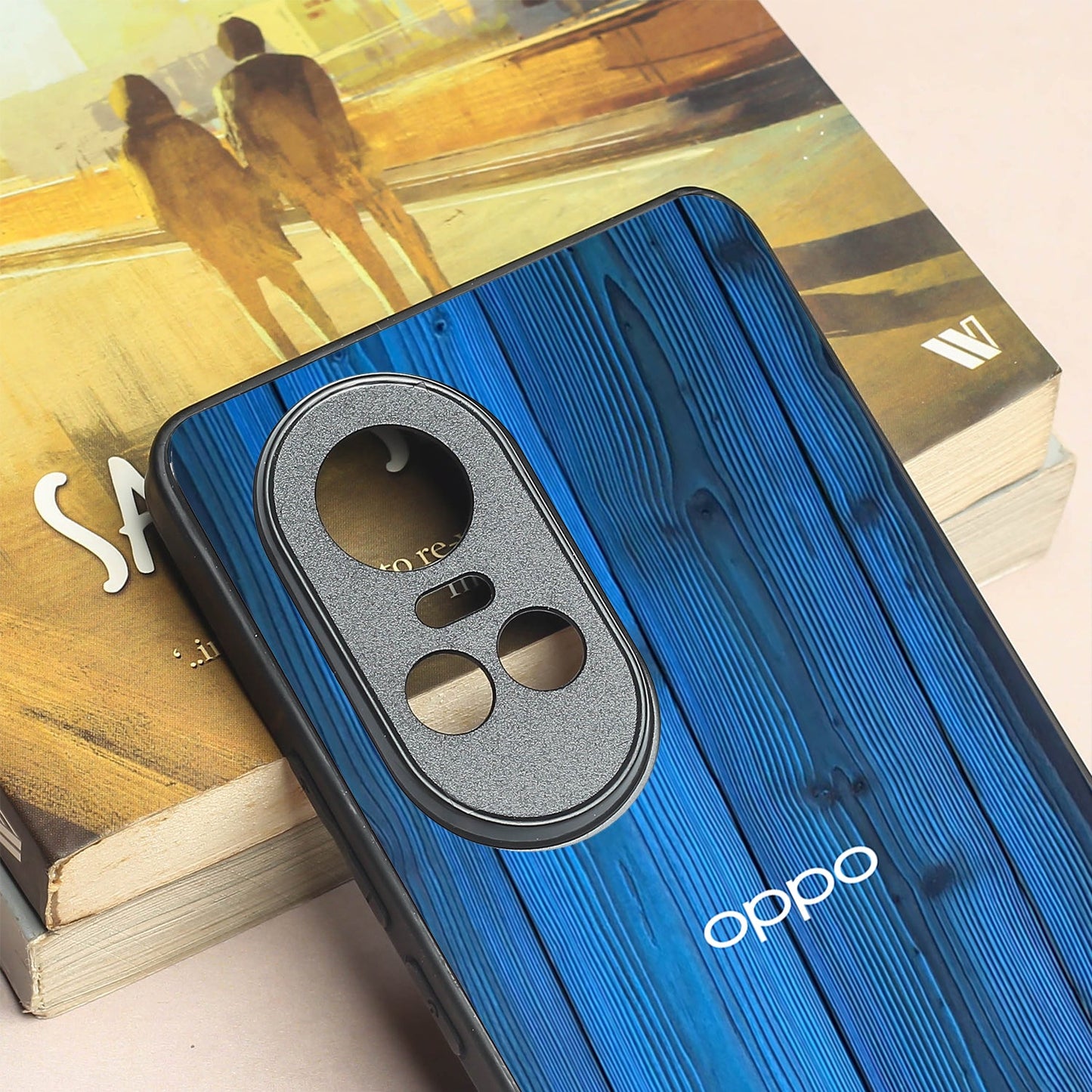 Indigo Planks metal back case for Oppo Reno 10 Pro