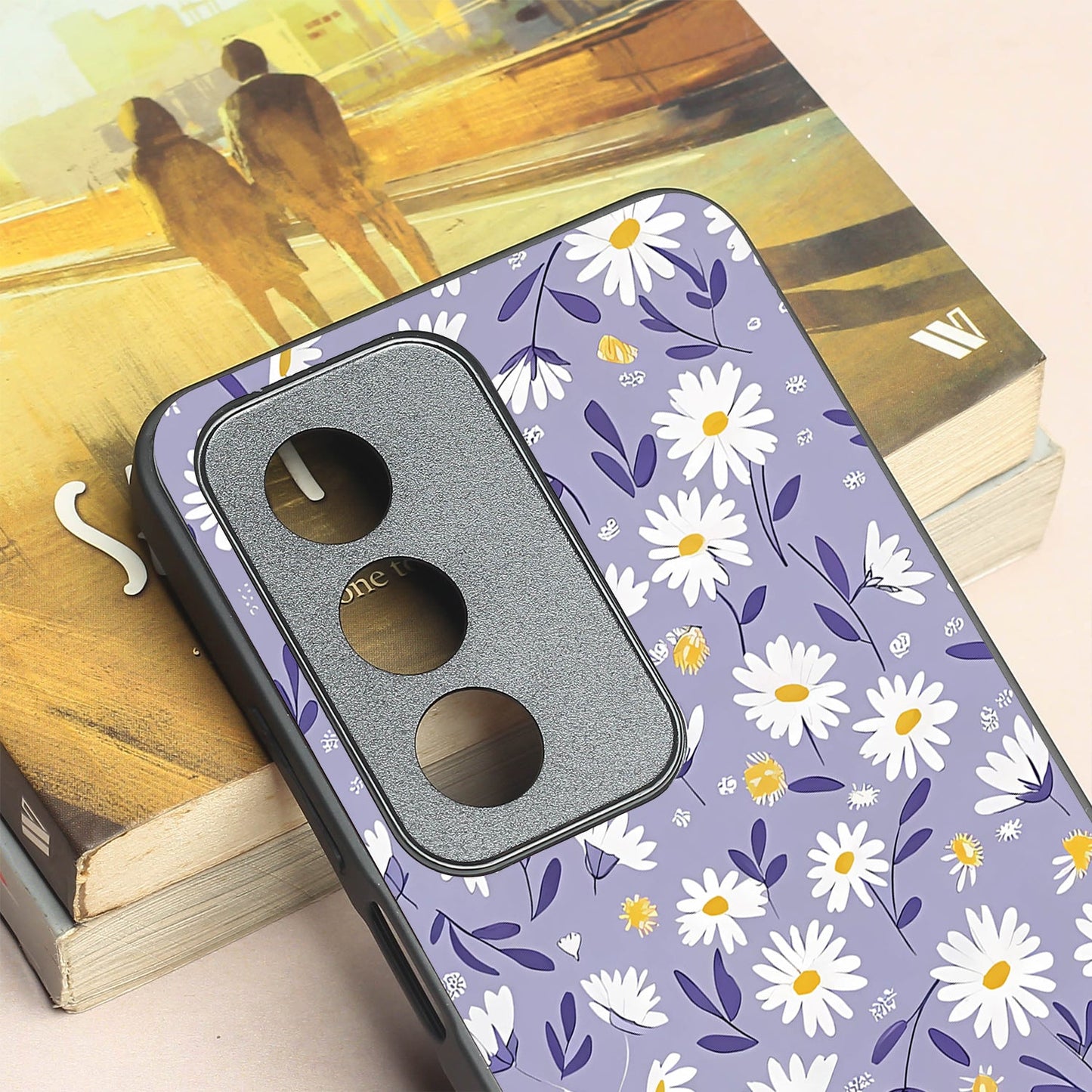 Lavender Daisies metal back case for Oppo A3 Pro 5g