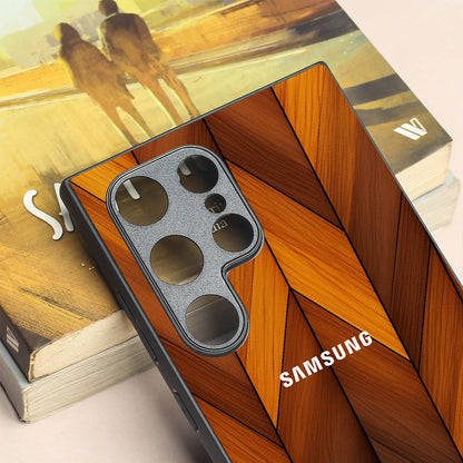 V-Wood Luxe metal back case for Samsung S24 Plus
