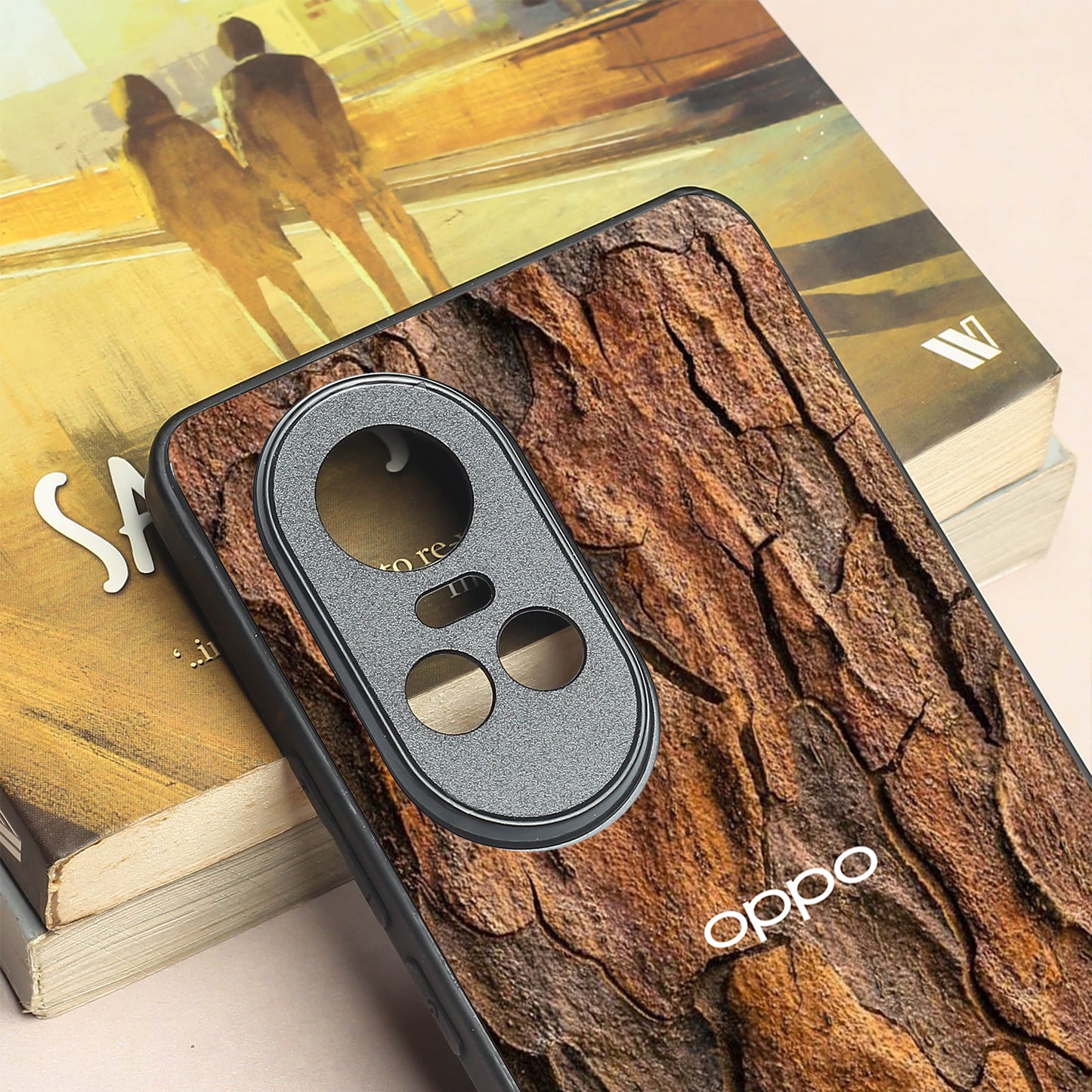 Wavy Grain metal back case for Oppo Reno 10