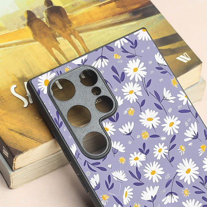 Lavender Daisies metal back case for Samsung S24 Ultra