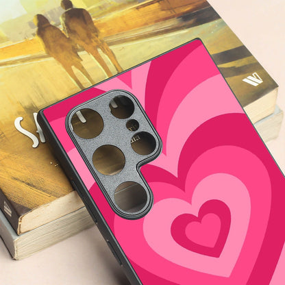 Retro Love metal back case for Samsung S24 Ultra