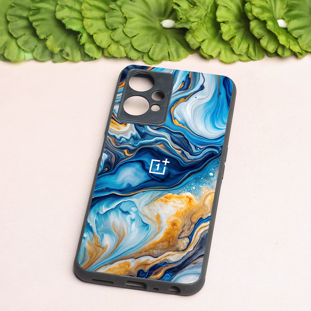 Blue Opulent metal back case for OnePlus Nord CE 2 Lite