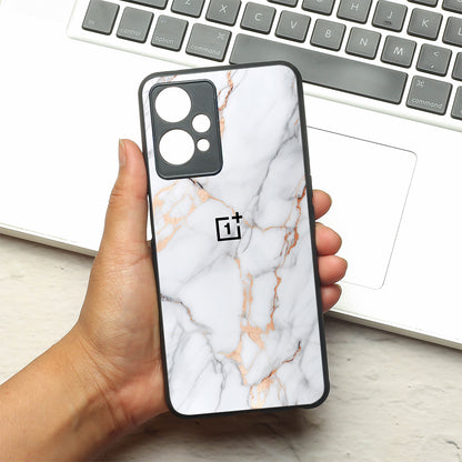 Copper Luxe Marble metal back case for OnePlus Nord CE 2 Lite