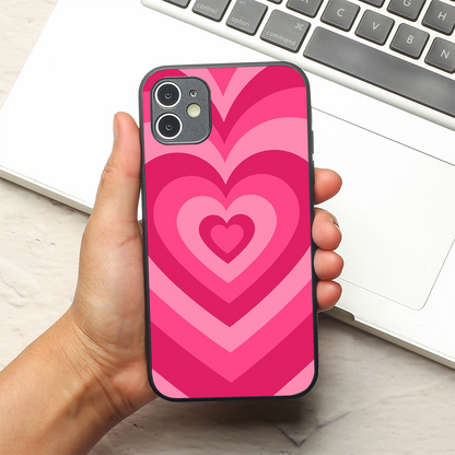 Retro Love metal back case for Apple Iphone 11